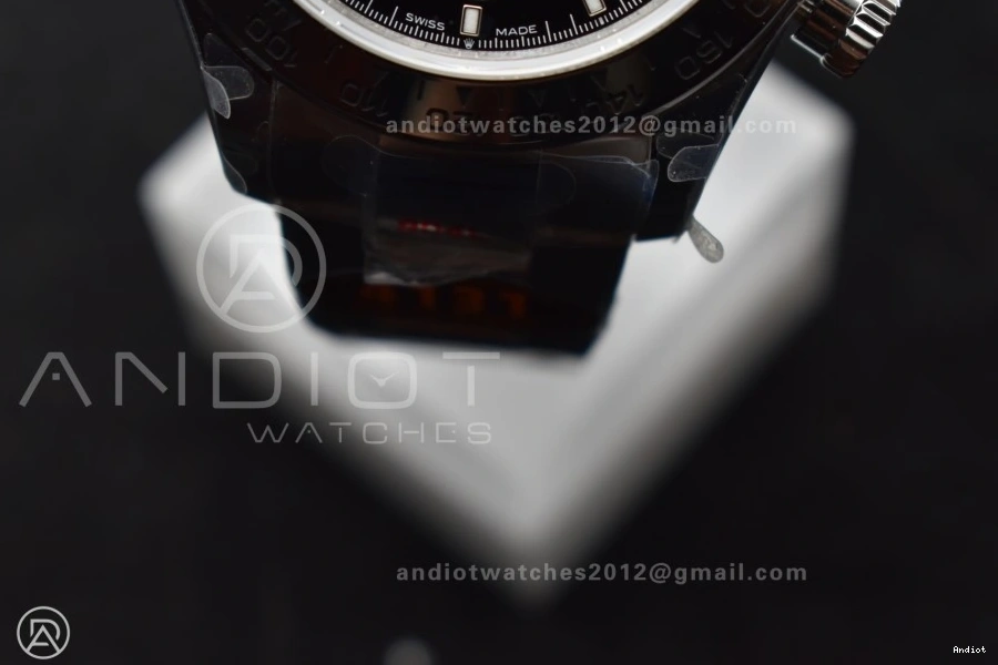 QF 1:1 on Edition Best Dial SS 126509 Daytona Black Silver SH4131 Bracelet V5 0522